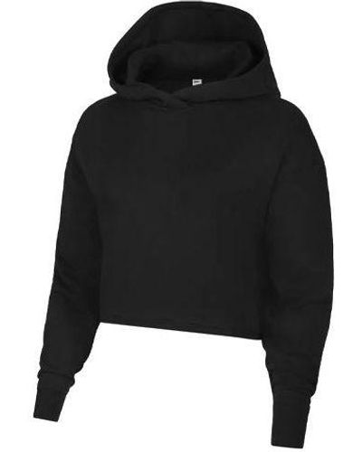 Nike Yoga Luxe Solid Color Short Long Sleeves Hoodie - Black