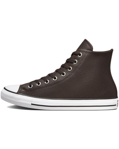 Converse Chuck Taylor All Star Tumbled Leather High - Brown