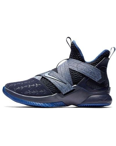 Lebron soldier 12 blue and gold cheap