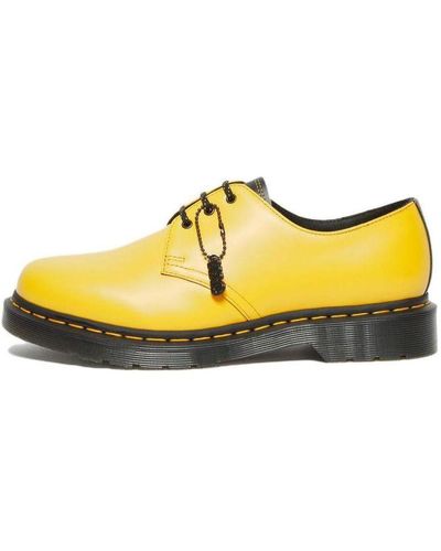 Dr. Martens 1461 New York City Smooth Leather Oxford Shoes - Yellow