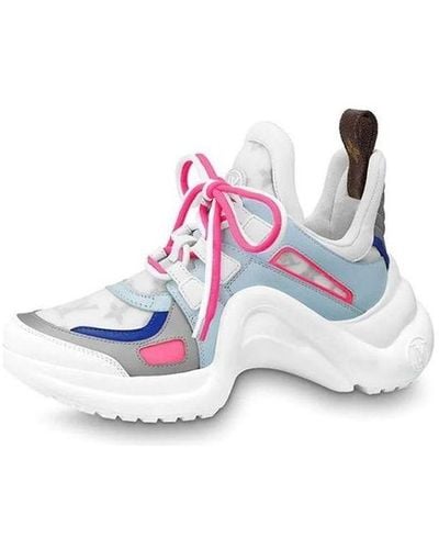 Louis Vuitton Lv Archlight Sports Shoes Pink - White