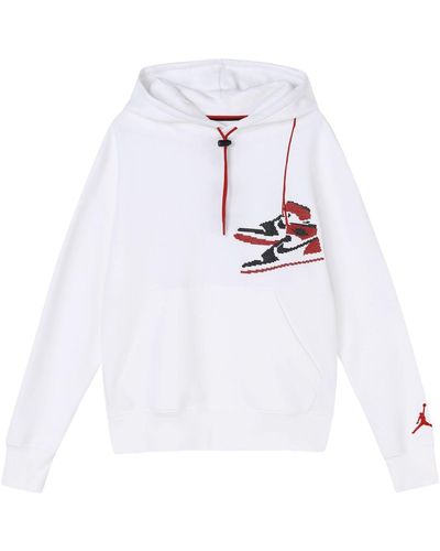 Nike Jumpman Holiday Sports Hooded Pullover - White
