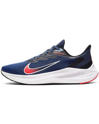 Nike Zoom Winflo 7 S Running Sneakers Cj0291 Sneakers Shoes - Blue
