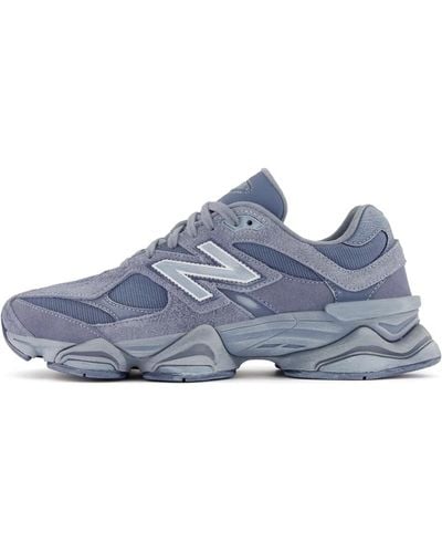 New Balance 9060 Paneled Low-top Sneakers - Blue