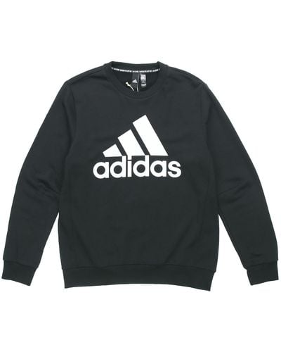 adidas Mh Bos Crew Ft Round Neck Pullover - Blue