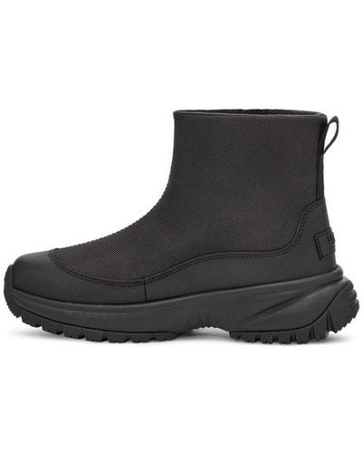 UGG Yose Zip Fleece Lined Snow Boots - Black