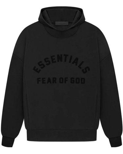 Fear Of God Ss23 Arch Logo Hoodie - Black