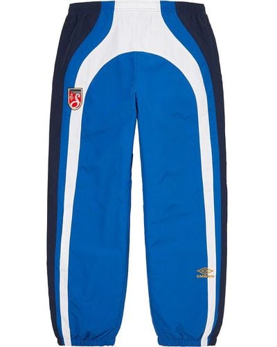 Supreme X Umbro Track Pants - Blue