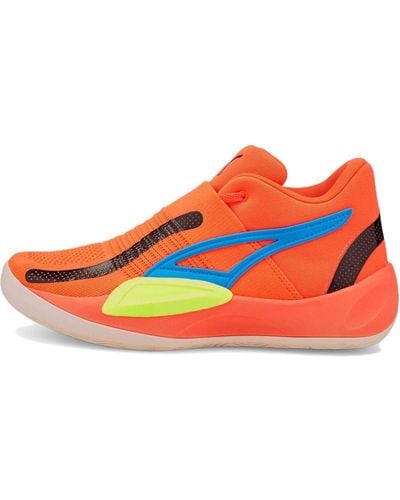 PUMA Rise Nitro Basketball Shoes - Orange