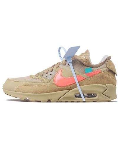 Nike Off-white & Beige Air Max 90 Se Sneakers in Black for Men | Lyst