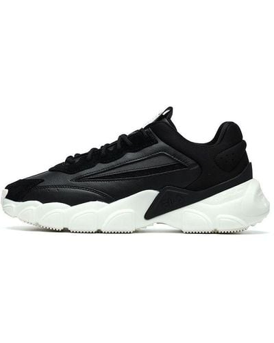 Fila Fashion Sneakers Low-top Running Shoes - Black