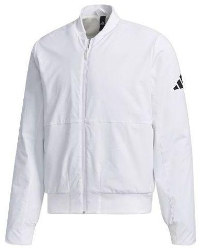 adidas Aviator Sports Fleece Lined Jacket - White
