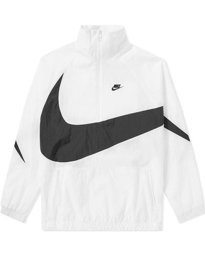 Nike Swoosh Half-zip Jacket - White