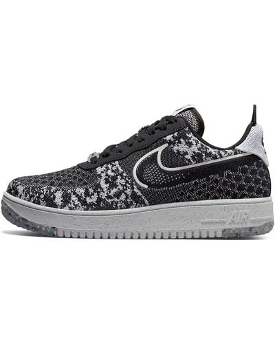 Nike Air Force 1 Crater Flyknit Next Nature - Black