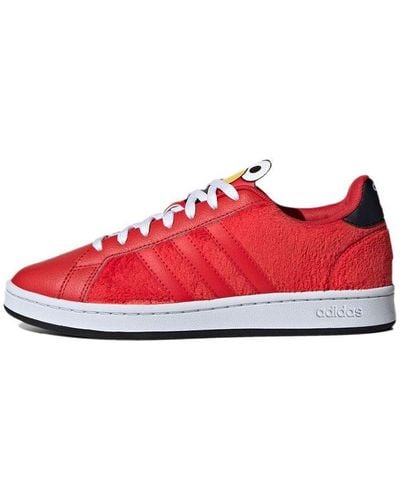 adidas Neo Grand Court in Red | Lyst
