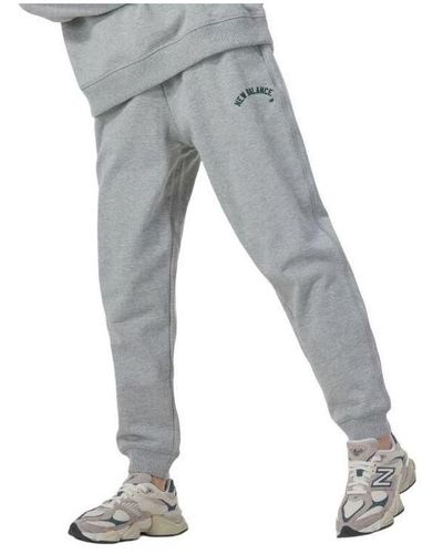 New Balance Wordmark Logo jogging Pants - Gray
