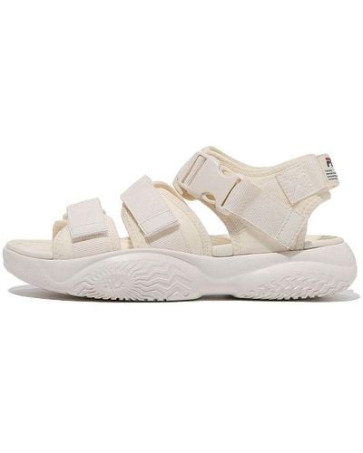Fila Tapered Sports Sandals Beige Version - White