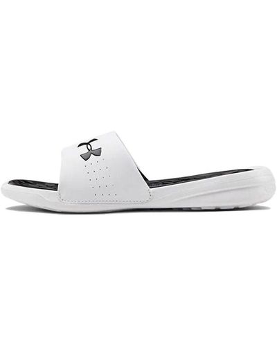 Under Armour Playmaker Slippers - White