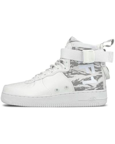 Nike Sf Air Force 1 Mid - White