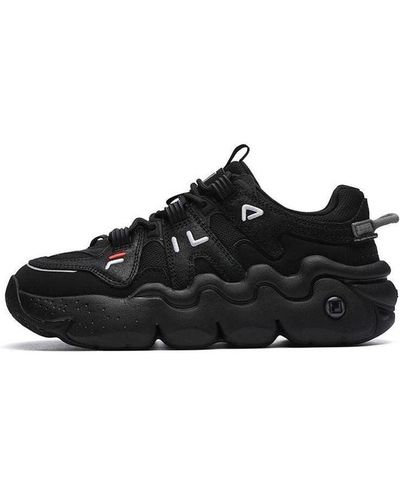 Fila Retro Basketball Shoes - Black