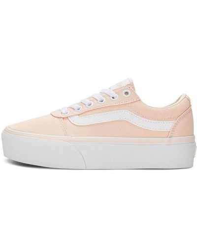 Vans Ward Platform Shoes - White