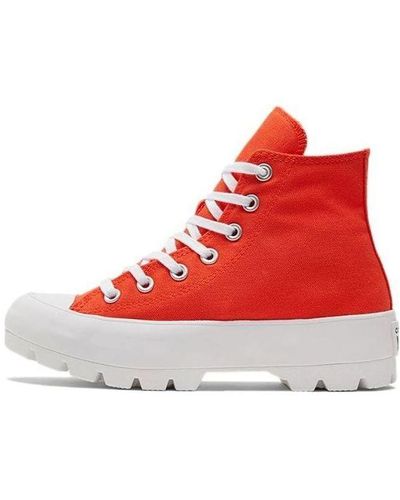 Converse Chuck Taylor All Star lugged Orange - Red