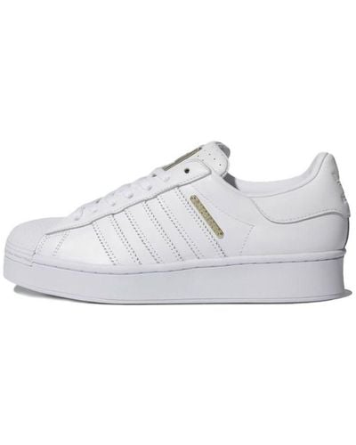 Adidas Superstar White Shoes for Women Up to 56 off Lyst