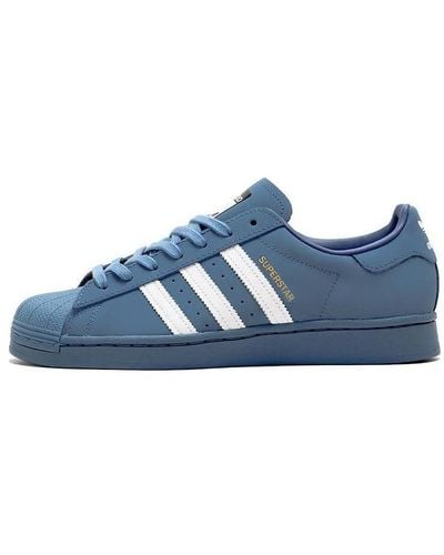 Adidas Superstar Blue Sneakers for Men - Up to 50% off | Lyst
