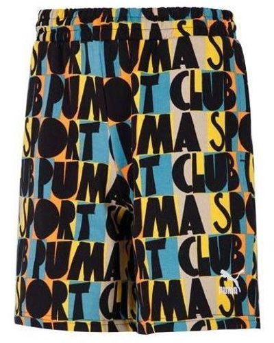 PUMA Hc All Over Print Shorts - Black