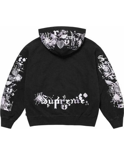 Supreme Aoi Zip Up Hooded Sweatshirt - Black