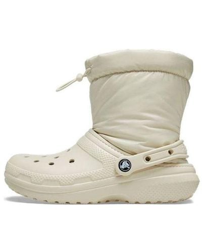 Crocs™ Classic Lined Neo Puff Boots - Metallic