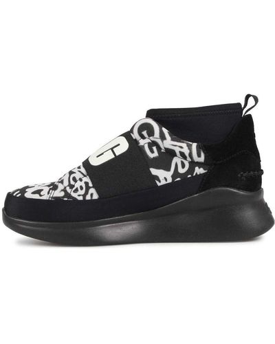 UGG Neutra Graffiti Pop Sneaker - Black