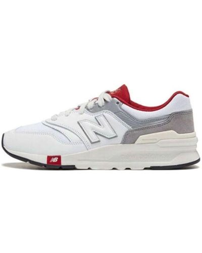 New Balance 997 Series White D Wide