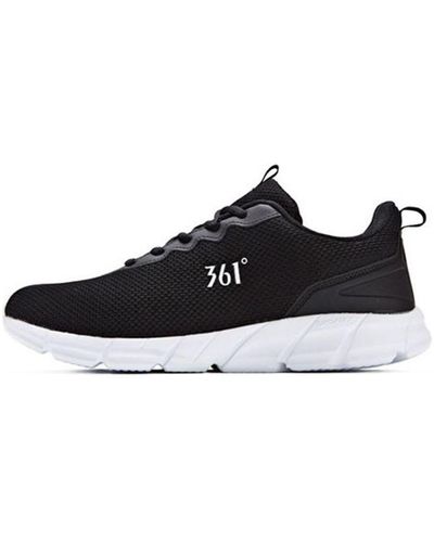 361 Degrees Casual Running Shoes - Black
