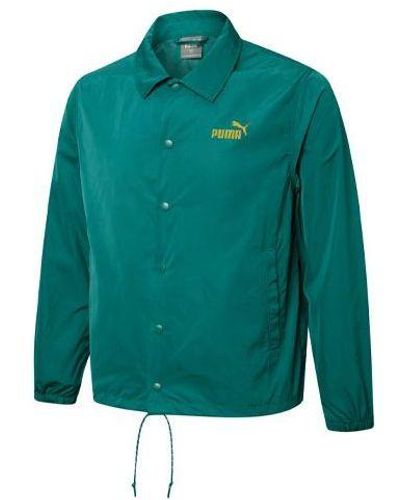 PUMA Skb Logo Printing Jacket - Green