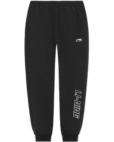 Li-ning Graphic sweatpants Pants - Black