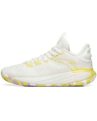 Anta Light Cement Bubble 2 Cushioned Basketball Shoes - White