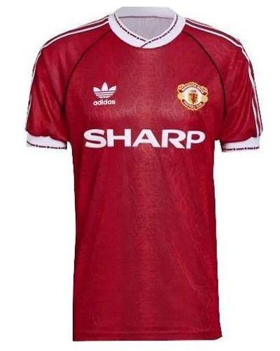 adidas Manchester United 90 Home Jersey - Red