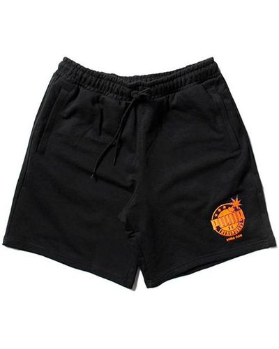 PUMA X The Hundreds Shorts Multiple Pockets Embroidered Logo - Black
