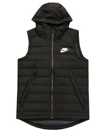 Nike Casual Sports Hooded Vest - Black