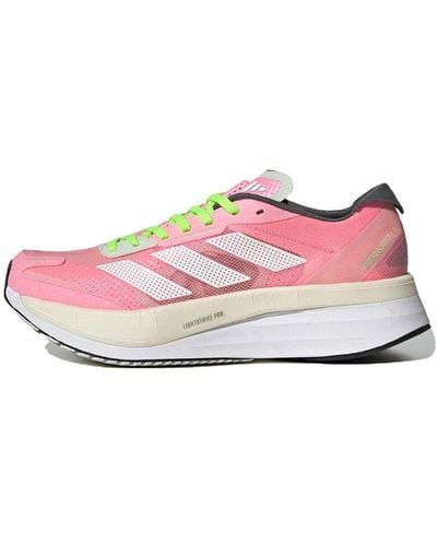 adidas Adizero Boston 11 Running Shoes - Pink