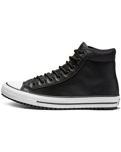 Converse Chuck Taylor All Star Pc Leather High Top Boot Grey in Black for  Men | Lyst
