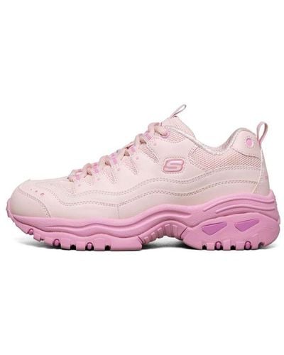 Skechers Energy Daddy Shoes - Pink