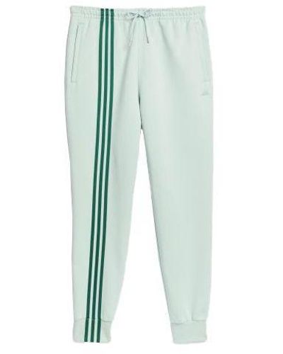adidas Originals X Ivy Park Solid Color Casual Sports Pants Couple Style Green - Blue