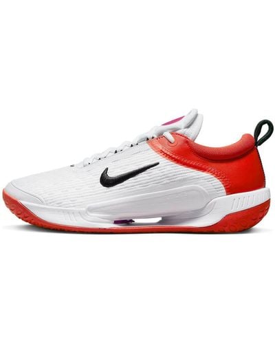 Nike Court Air Zoom Nxt Hard Court Tennis Shoes - White