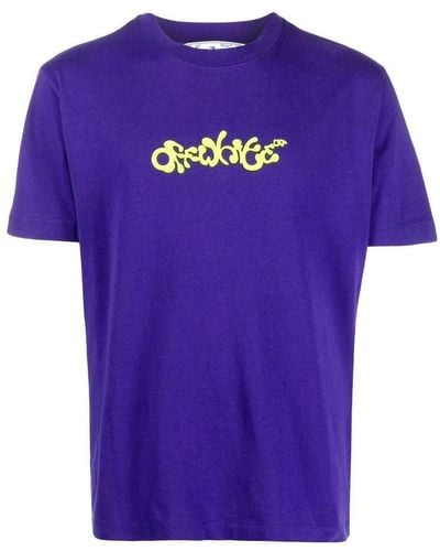 Off-White c/o Virgil Abloh Opposite Arrow Slim T-shirt - Purple