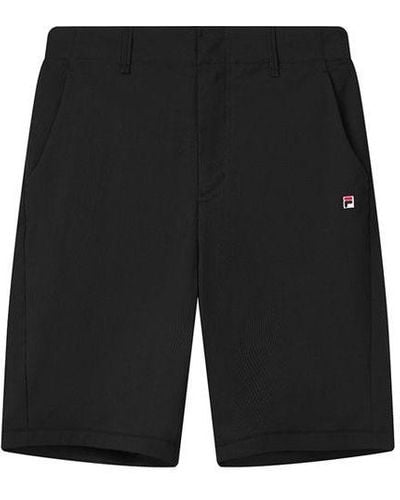 Fila Loose Breathable Casual Woven Shorts - Black