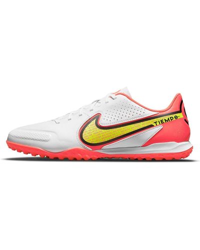 Nike Legend 9 Academy Tf Turf Soccer Shoes White - Red