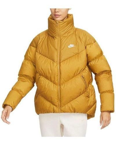 Nike Sportswear Windpuffer Therma-fit Loose Puffer Jacket - Yellow
