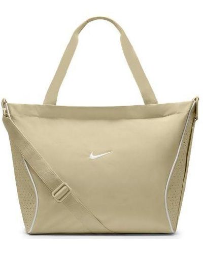 Nike Women's Sportswear Faux Fur Tote Bag-Tan